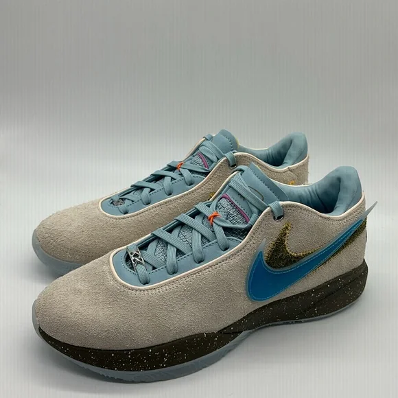 New Men’s Nike Lebron 20 XX Guava Ice/Blue Basketball Shoes DV9090-801 NWOB - Picture 4 of 5